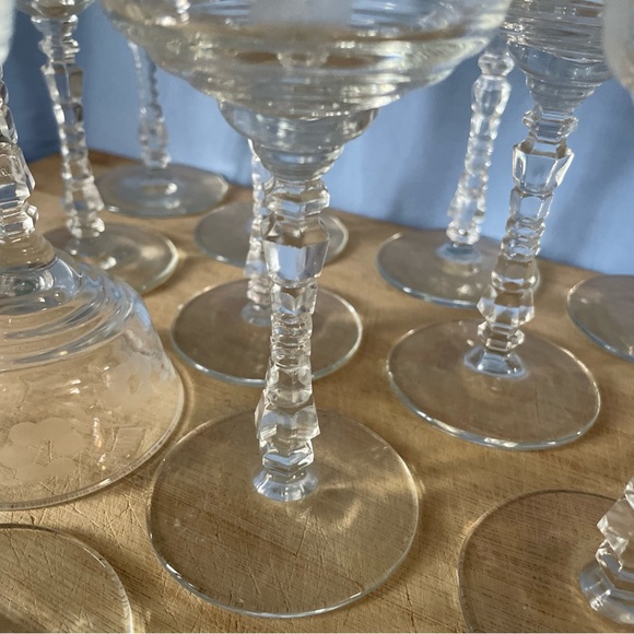 SET Of 4 Vintage 3005-4 ROCK SHARPE Liquor Cocktail Glassware - Picture 6 of 6
